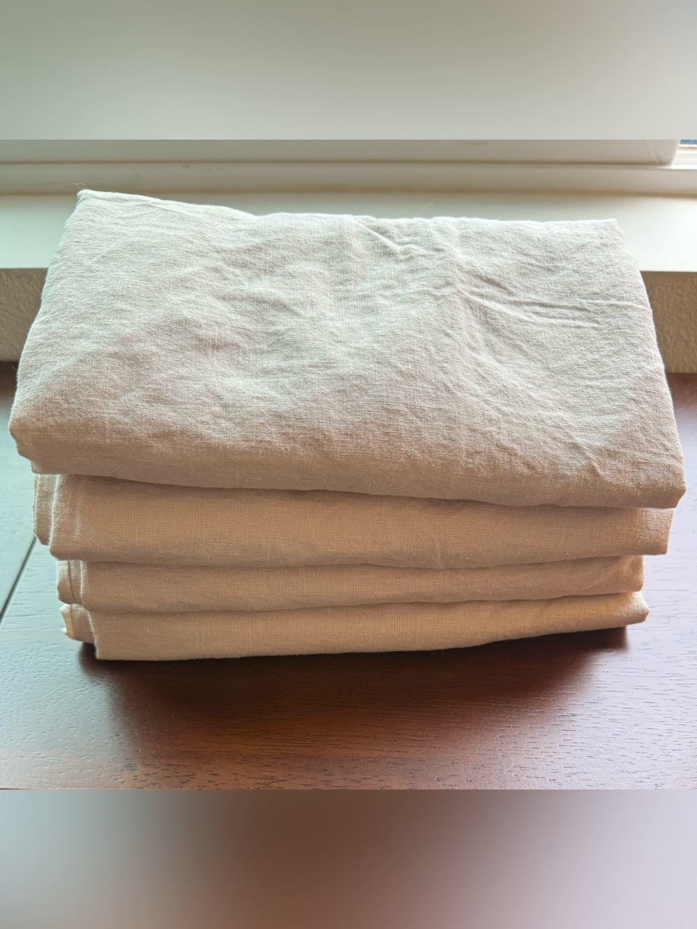 Welhome by Welspun Linen/Cotton Blend King Pillow Shams (Set of 4)